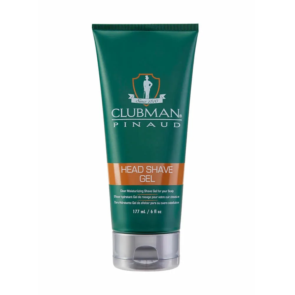 Pinaud Clubman Head Shave Gel, 177 ml.