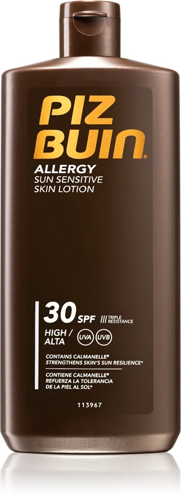 Piz Buin Allergy Sol-lotion för känslig hud SPF 30 400 ml