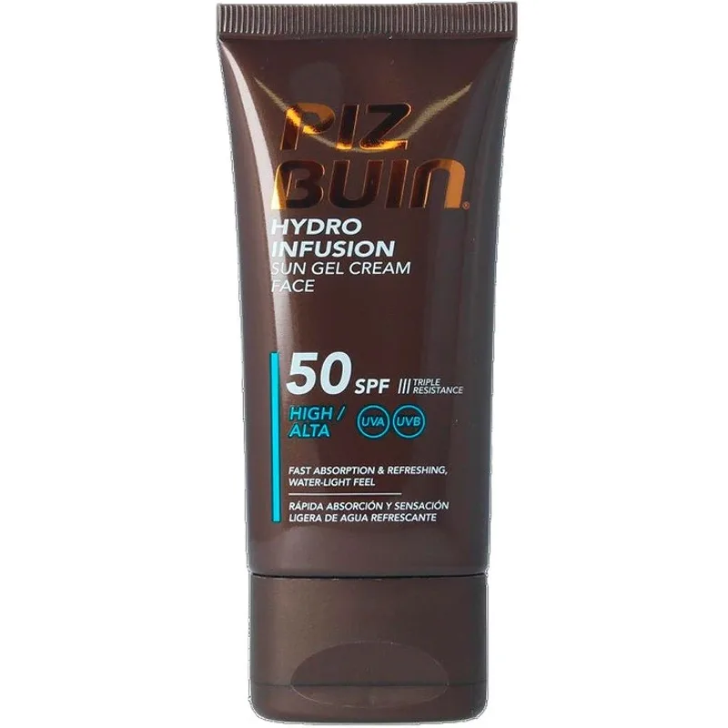 Piz Buin Hydro Infusion Sun Gel Cream Face SPF50 50ml