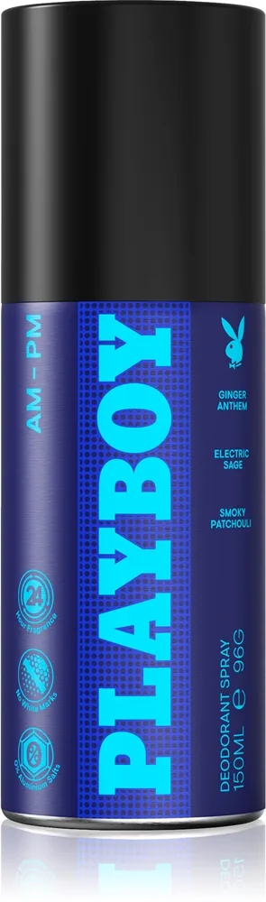 Playboy AM - PM Deodorant til mænd 150 ml