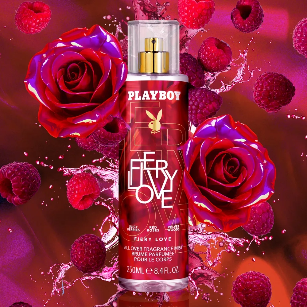 Playboy Fiery Love Kropsspray til kvinder 250 ml