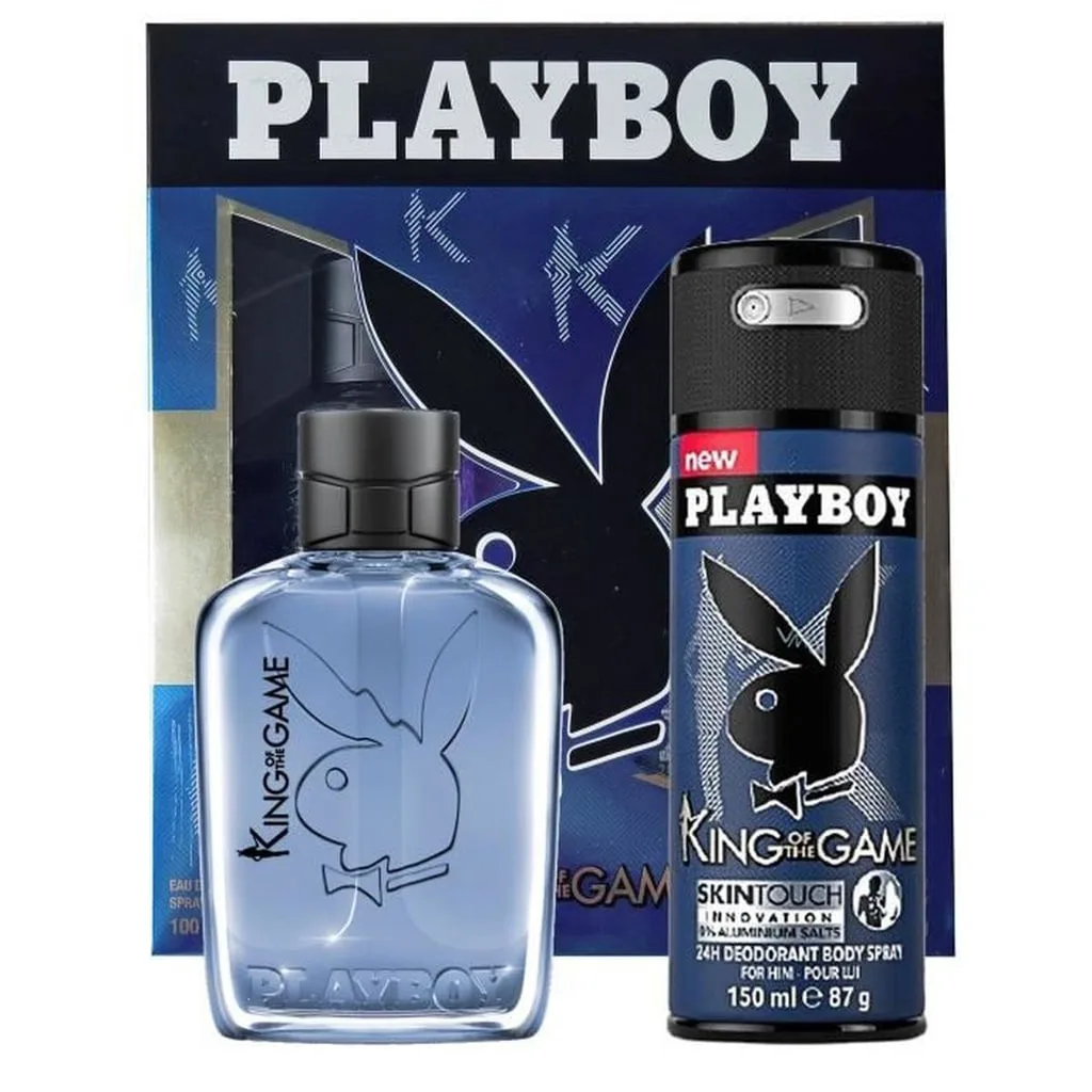 Giftset Playboy King Of The Game Edt 60ml + DSP 150ml
