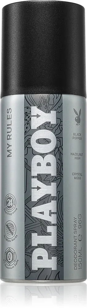 Playboy My Rules Deodorant för män 150 ml