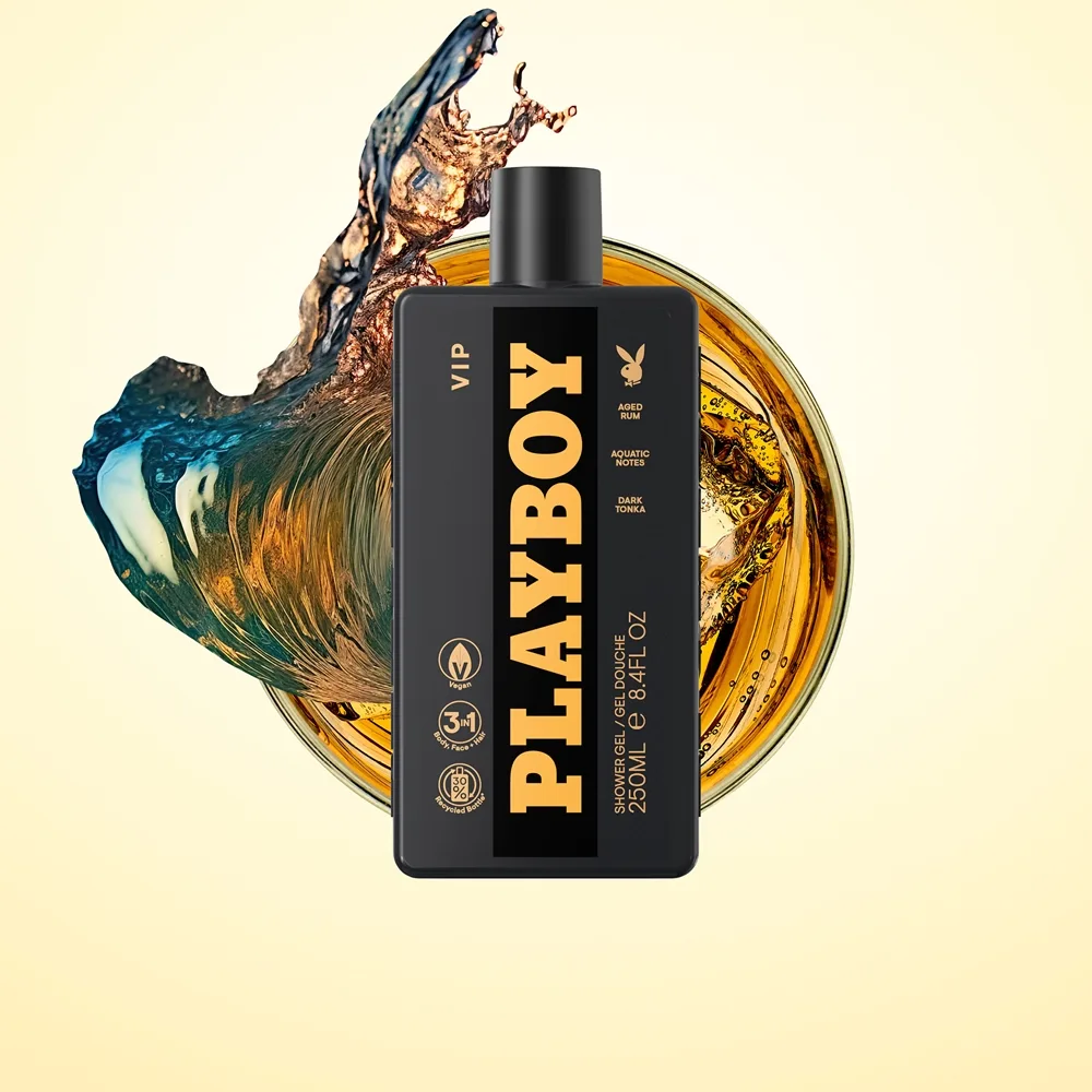 Playboy VIP Brusegel 3-i-1 til mænd 250 ml