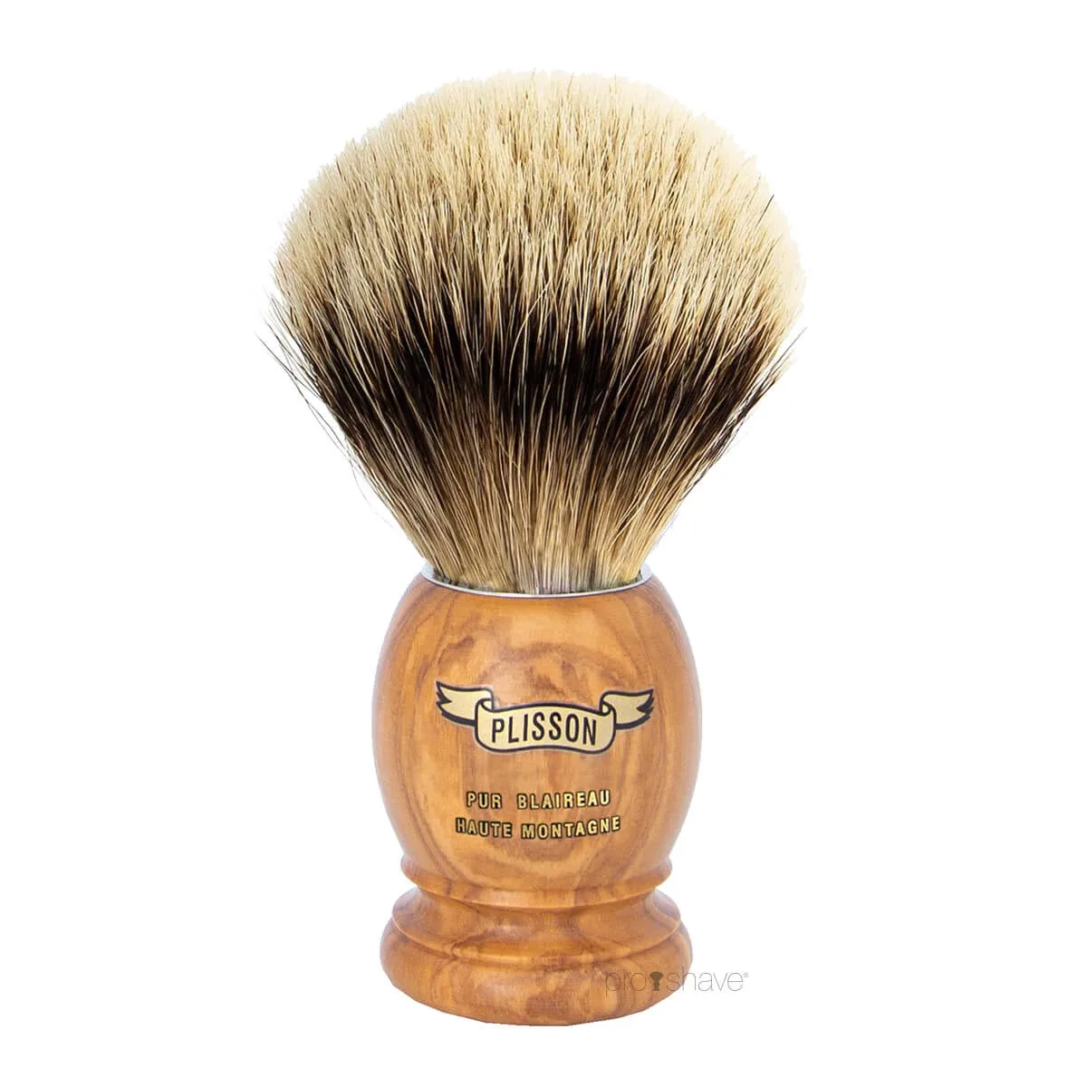 Plisson 1808 Barberkost, High Mountain White Badger & Oliventræ, Original, Str. 12