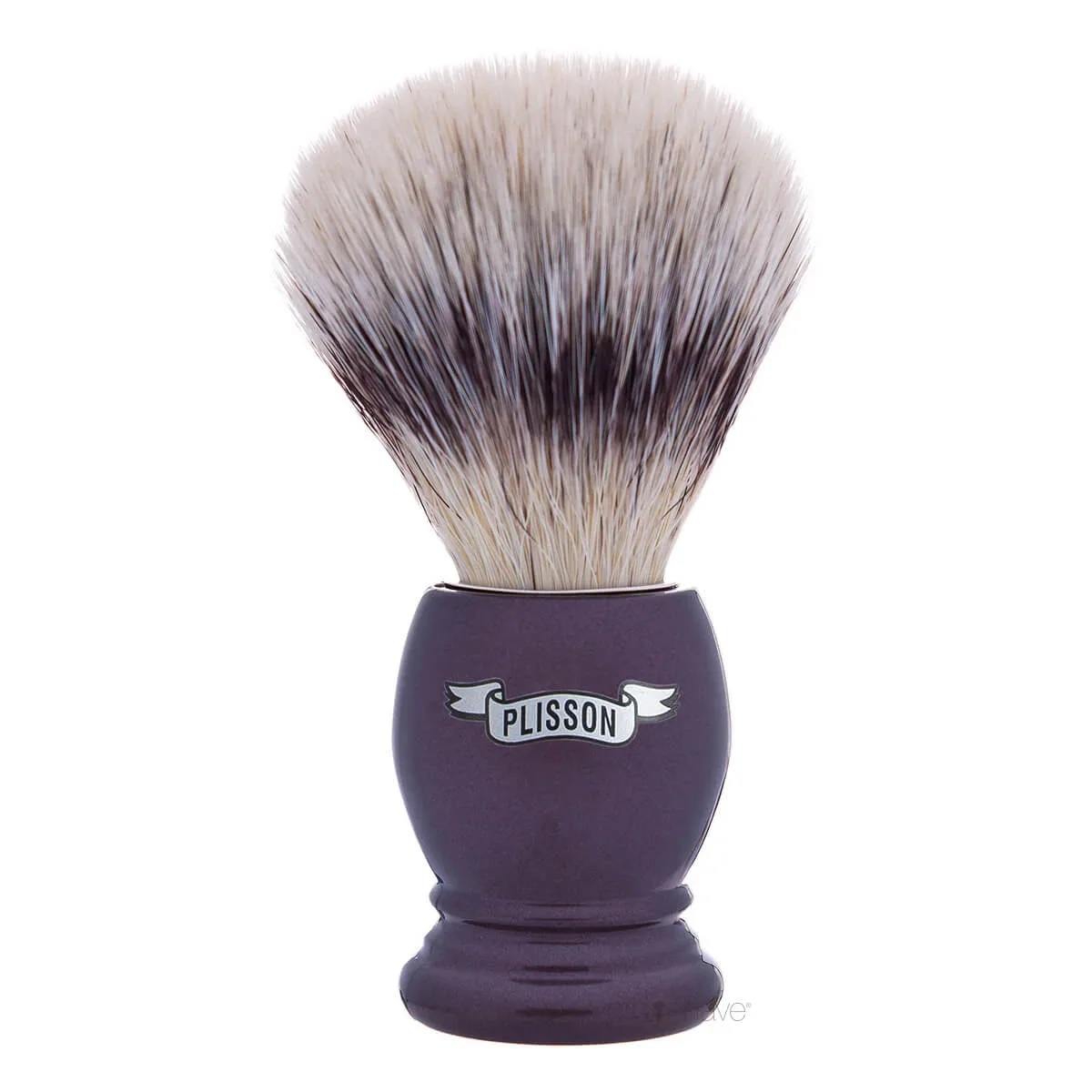 Plisson 1808 Barberkost, High Mountain White Fibre & Pearl Brown, Essentiel, Str. 12