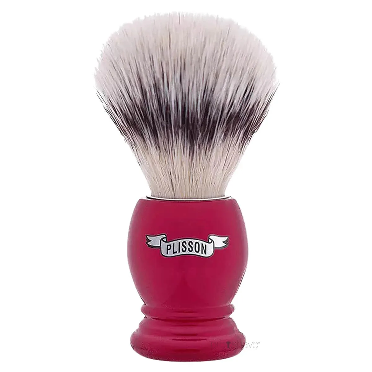 Plisson 1808 Barberkost, High Mountain White Fibre & Pearl Red, Essentiel, Str. 12