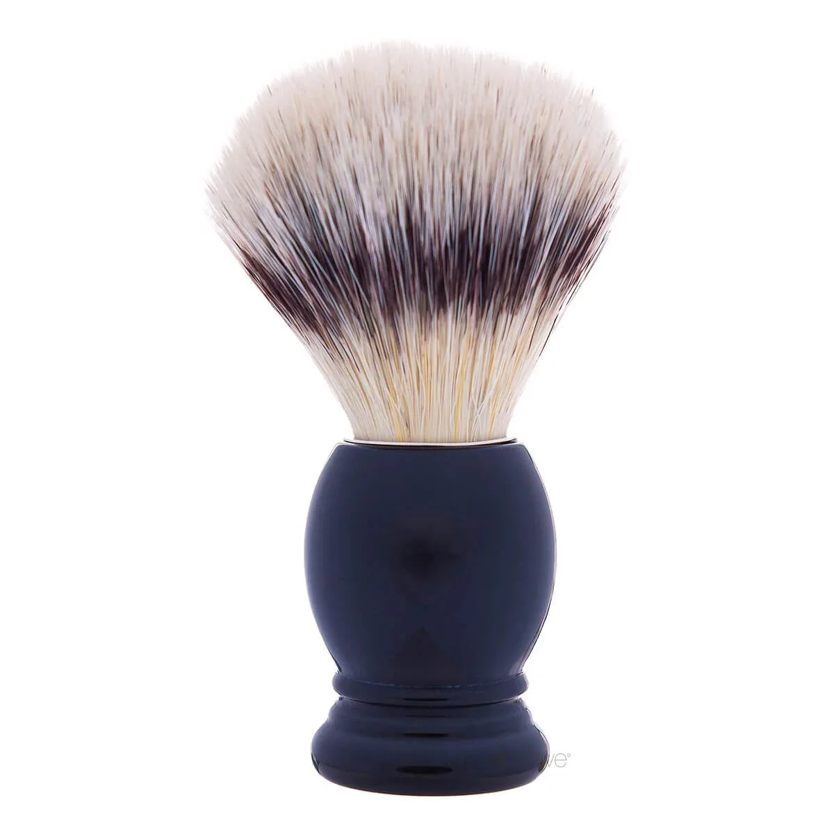 Plisson 1808 Barberkost, High Mountain White Fibre & Sort Akryl, Original, Str. 12