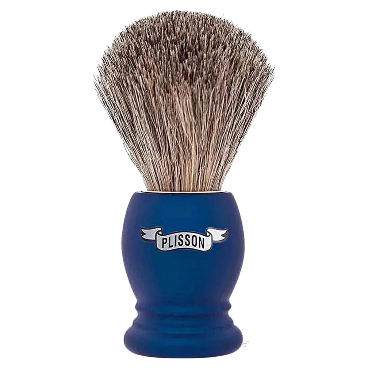 Plisson 1808 Barberkost, Russian Grey Badger & Night Blue, Essentiel, Str. 12