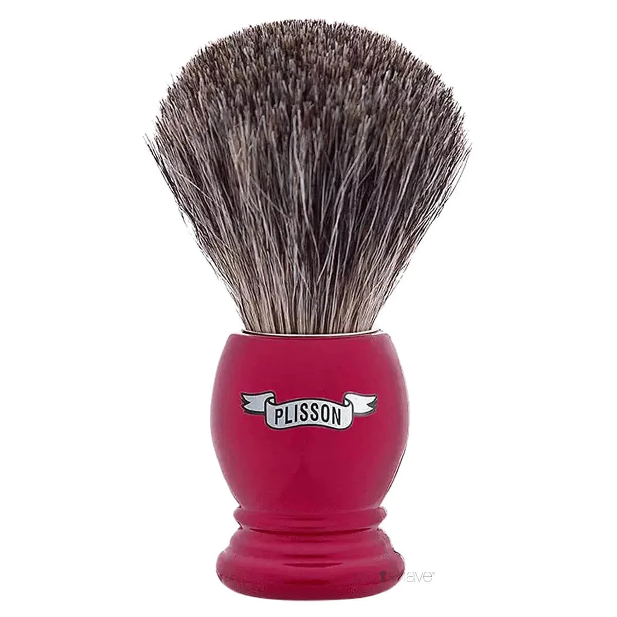 Plisson 1808 Barberkost, Russian Grey Badger & Pearl Red, Essentiel, Str. 12