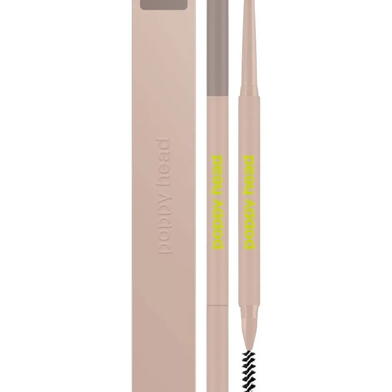 Poppy Head Browsome Brow Pencil 02 - Neutral Brown 0 g