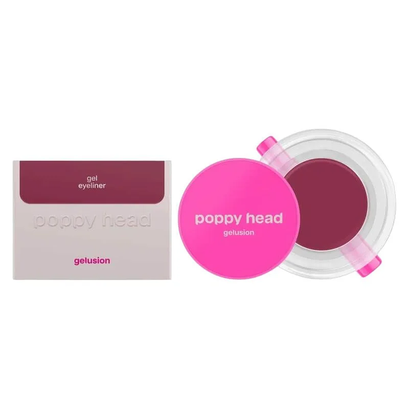 Poppy Head Gelusion Eyeliner in Gel with Brush 5 g