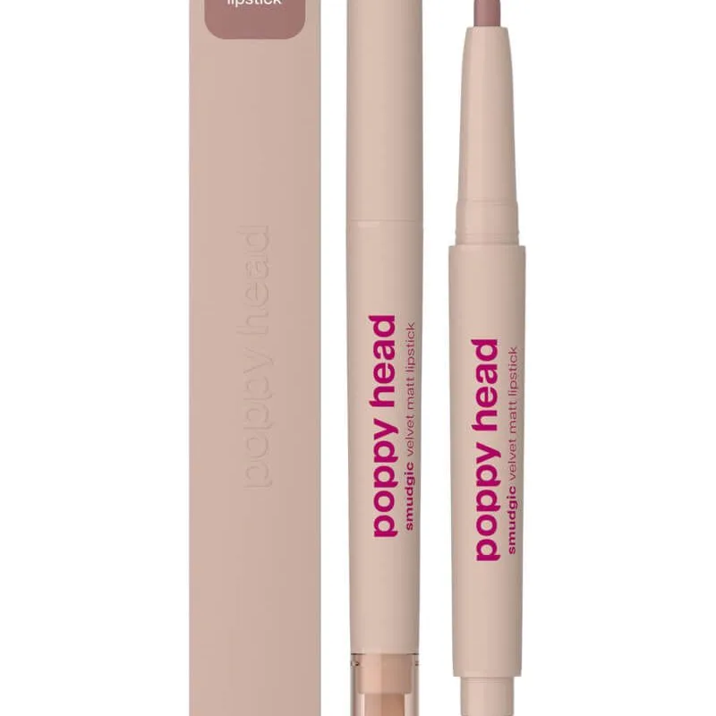 Poppy Head Smudgic Velvet Matt Lipstick — 01 Stone Veil 0 g