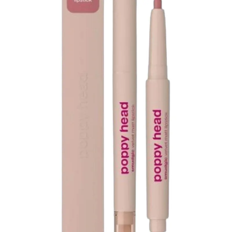 Poppy Head Smudgic Velvet Matt Lipstick - 06 Charm Whisper 0 g