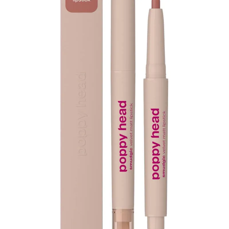 Poppy Head Smudgic Velvet Matte Lipstick Crayon 03 Dusky Allure 0 g