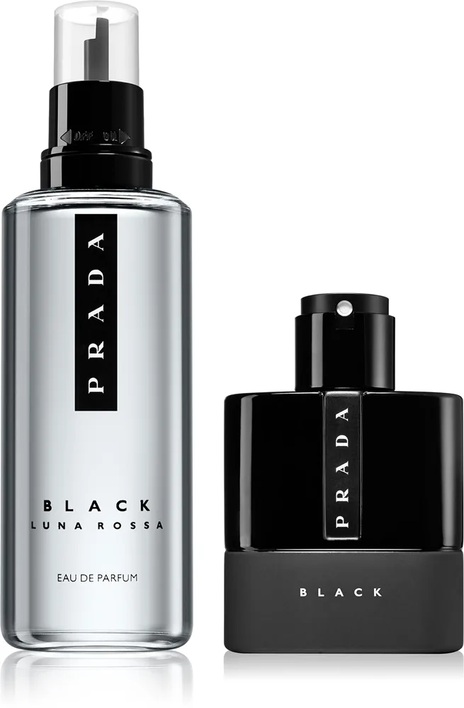 Prada Luna Rossa Black Refill Set setti miehille