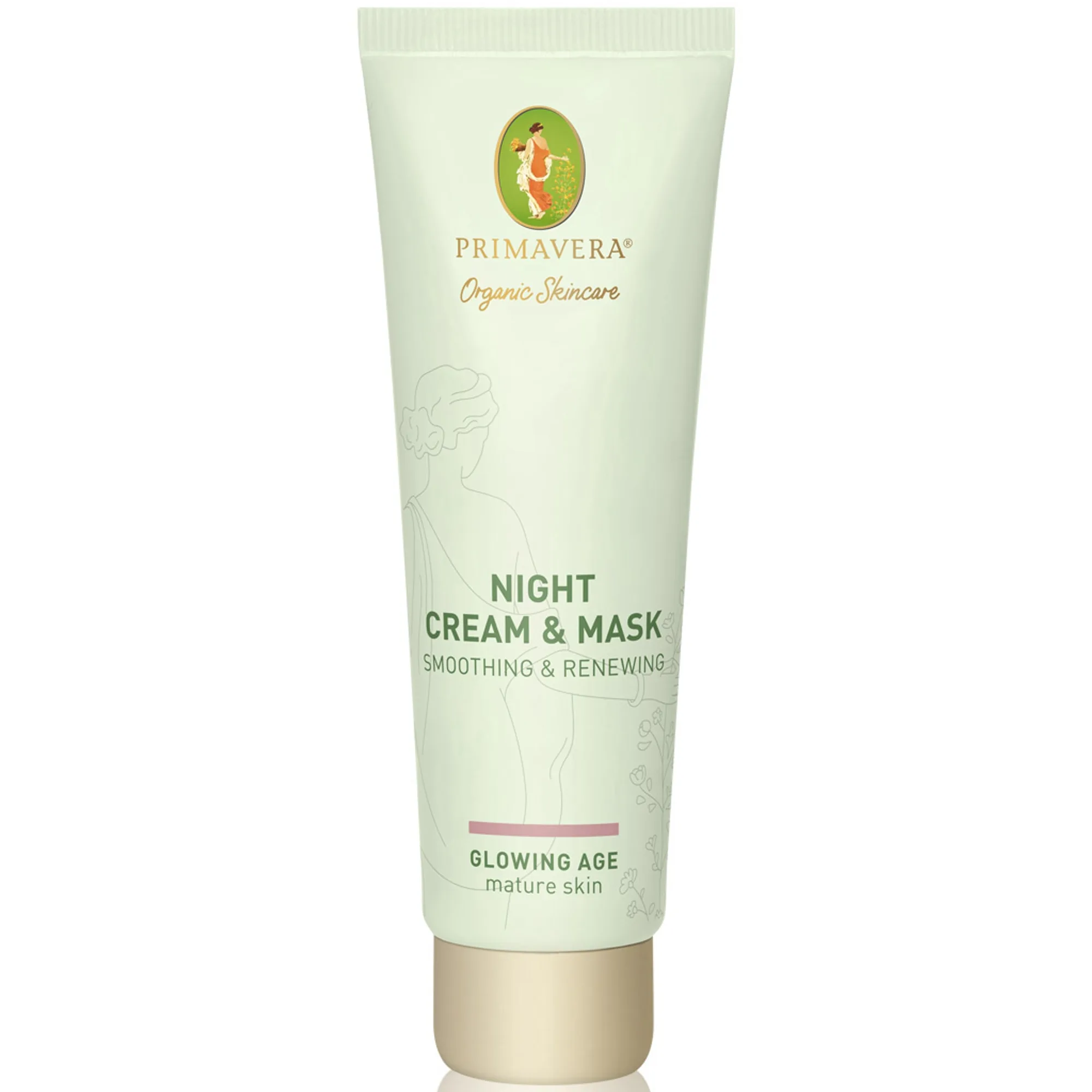 Primavera Glowing Age Night Cream & Mask Smoothing & Renewing Ansiktskräm