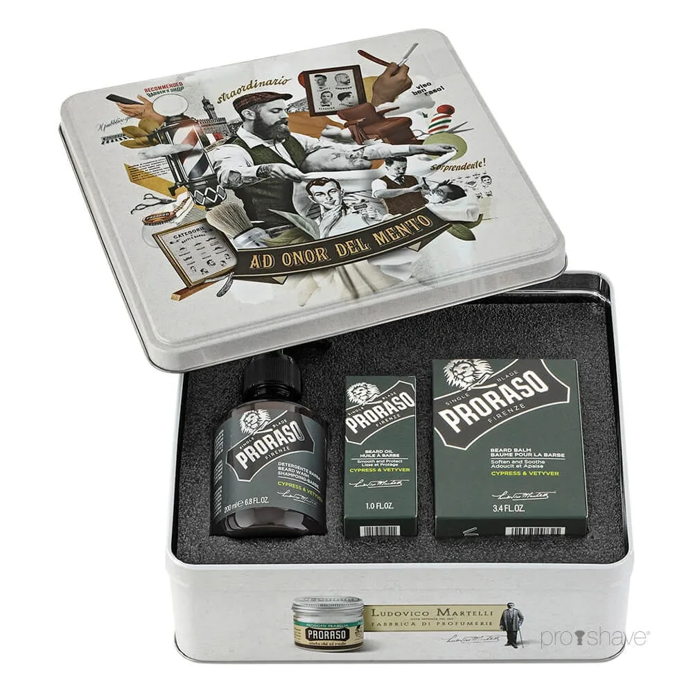 Proraso Cypress & Vetyver setti partaan