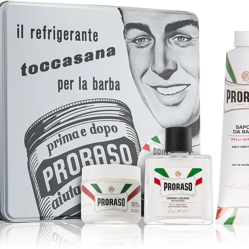 Proraso Sensitive Skin Kit för rakning för män