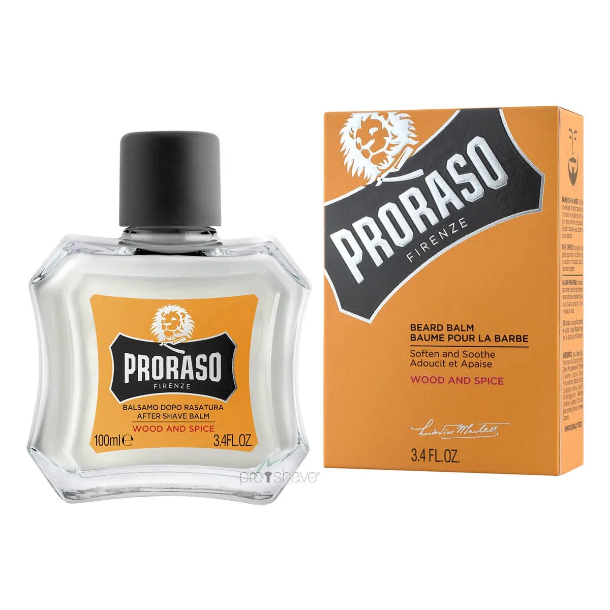 Proraso Wood and Spice kosteuttava after shave -balsami 100 ml