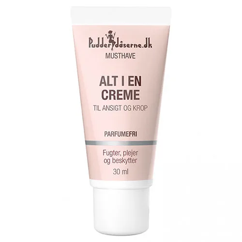 Pudderdåserne Alt I En Creme 30 ml.