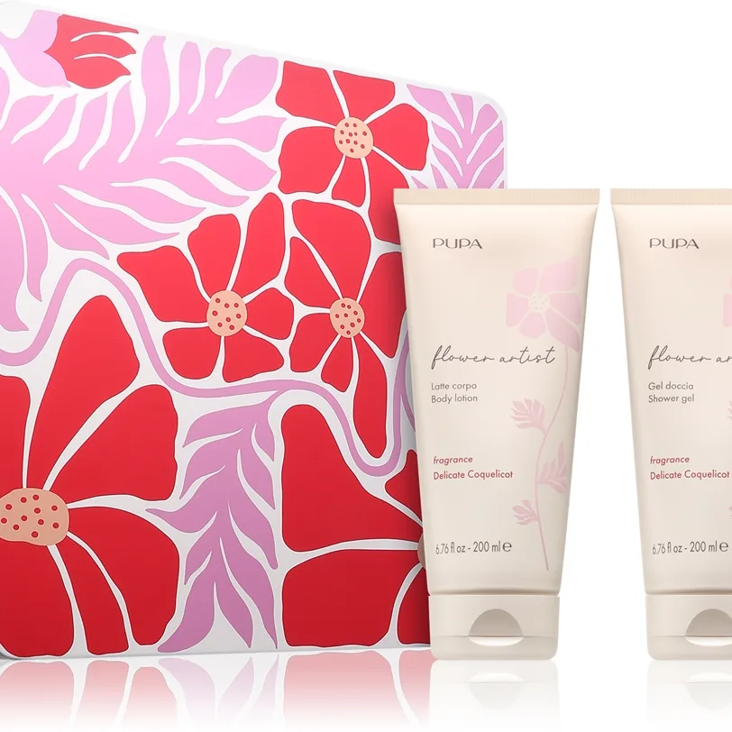 PUPA Milano Flower Artist Kit Presentförpackning för kropp Arom Delicate Coquelicot 1 st.