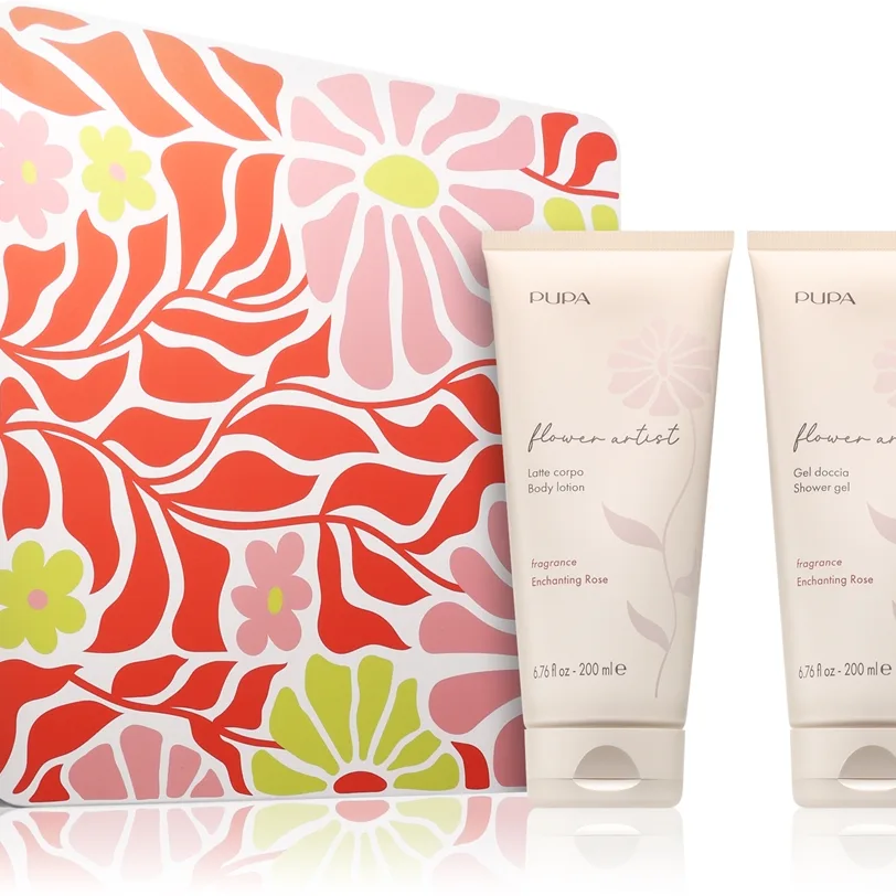 PUPA Milano Flower Artist Kit Presentförpackning för kropp Arom Enchanting Rose