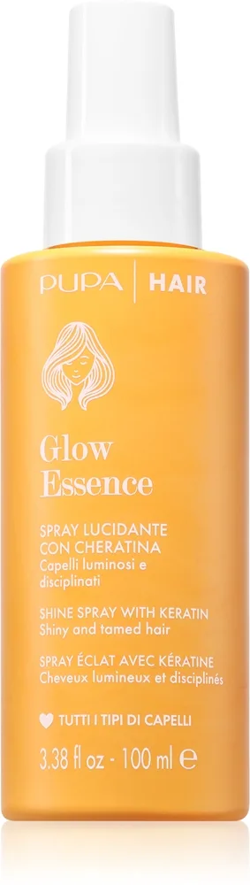 PUPA Milano Glow Essence Hair Spray kosteuttava hiussuihke tervettä kiiltoa tuomaan 100 ml