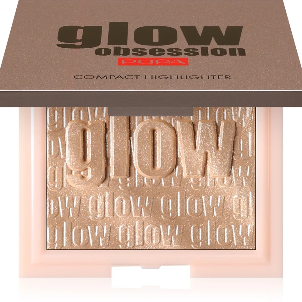 PUPA Milano Glow Obsession kiinteä puuterimainen korostusväri sävy 100 - Light Gold 6 g