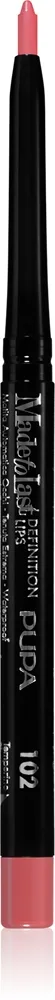 PUPA Milano Made to Last Definition Lips Vandfast læbe liner Skygge 102 - Soft Rose 0.35 g