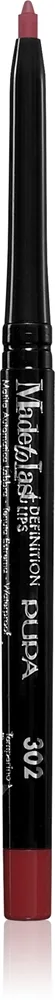 PUPA Milano Made to Last Definition Lips Vandfast læbe liner Skygge 302 - Chic Burgundy 0.35 g