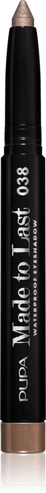 PUPA Milano Made to Last pitkäkestoinen luomivärikynä vedenkestävä sävy 038 - Golden Platinum 1.4 g