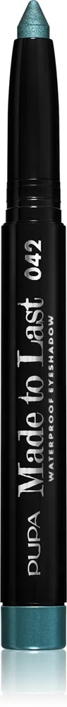 PUPA Milano Made to Last pitkäkestoinen luomivärikynä vedenkestävä sävy 042 Vibrant Green 1.4 g