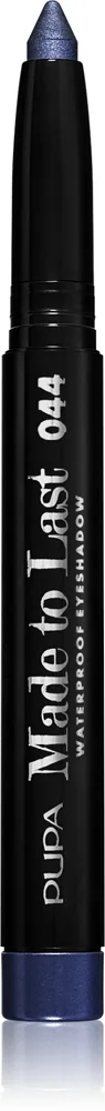 PUPA Milano Made to Last pitkäkestoinen luomivärikynä vedenkestävä sävy 044 Blue Blue 1.4 g