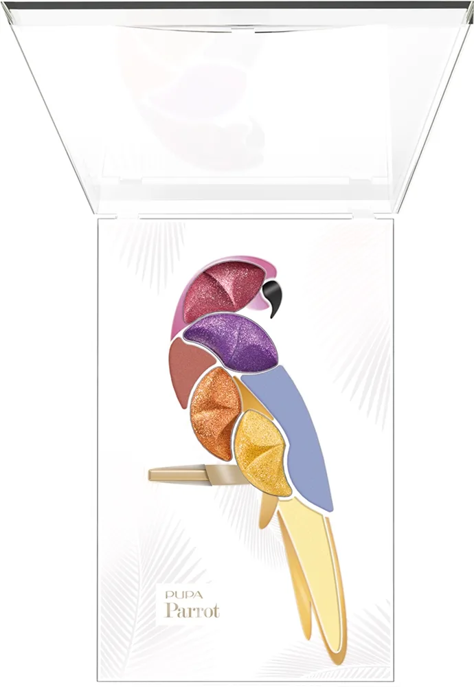 PUPA Milano Parrot Øjenskygge palette flere farver 001 Samba 300 g