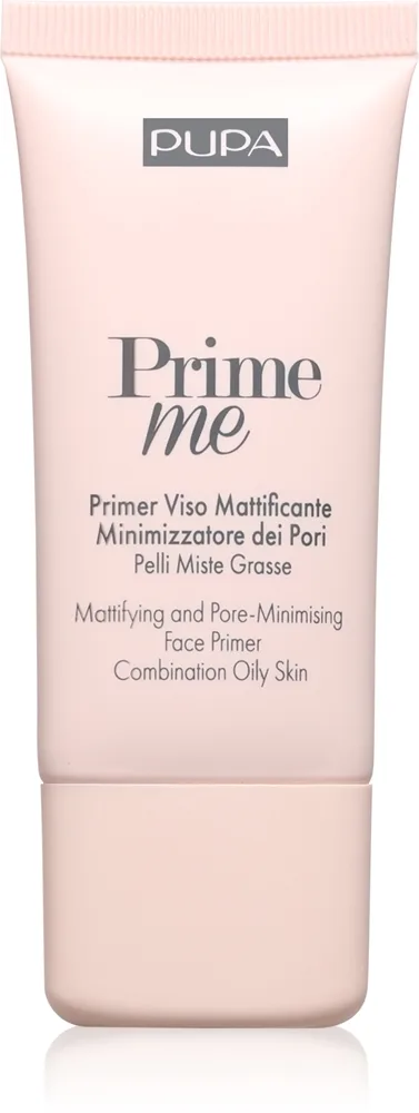 PUPA Milano Prime Me Mattifying Face Primer mattapinnan antava pohjustusvoide ihon rasvaisuutta vähentämään sävy 002 30 ml