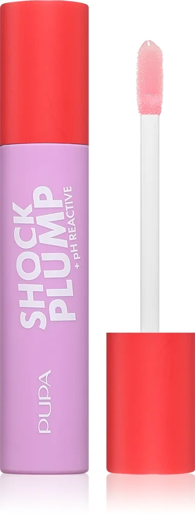 PUPA Milano Shock Plump Lip Gloss täyteläistävä huulikiilto sävy 001 Pure Kiss - PH REACTIVE 5 ml
