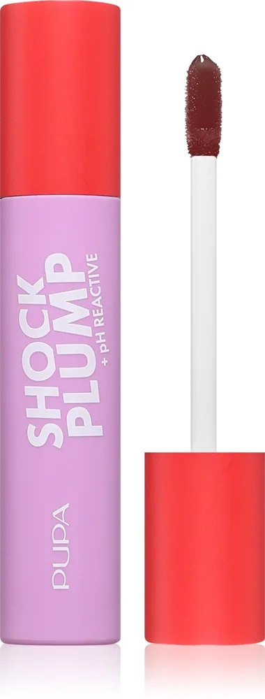 PUPA Milano Shock Plump Lip Gloss täyteläistävä huulikiilto sävy 004 Cherry Cola 5 ml