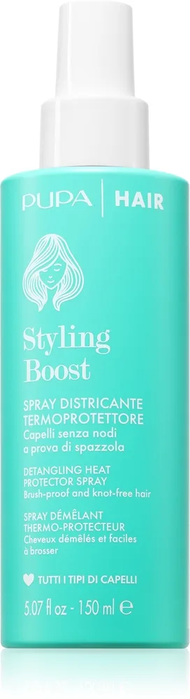 PUPA Milano Styling Boost Heat Protection beskyttende spray til varmestyling af håret 150 ml