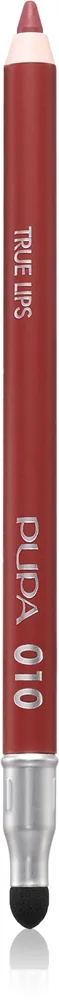 PUPA Milano True Lips Lipliner og læbeblyant Skygge 010 Burnt Sienna 1.2 g
