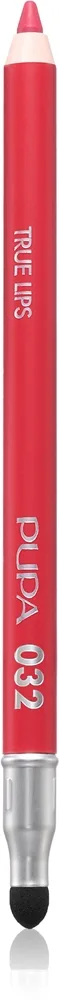 PUPA Milano True Lips Lipliner og læbeblyant Skygge 032 Strawberry Red 1.2 g