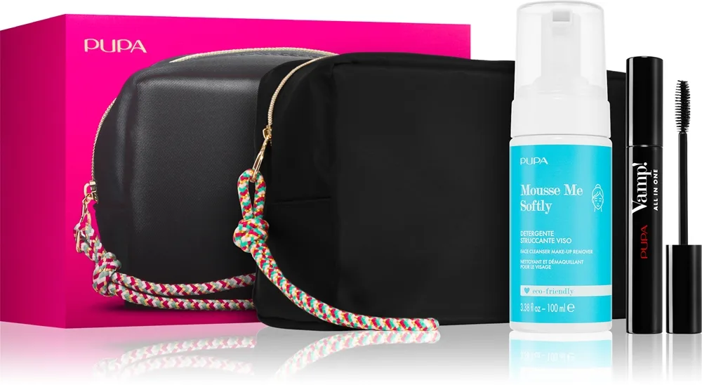 PUPA Milano Vamp! All In One Presentförpackning för ansikte och ögon 101 Black