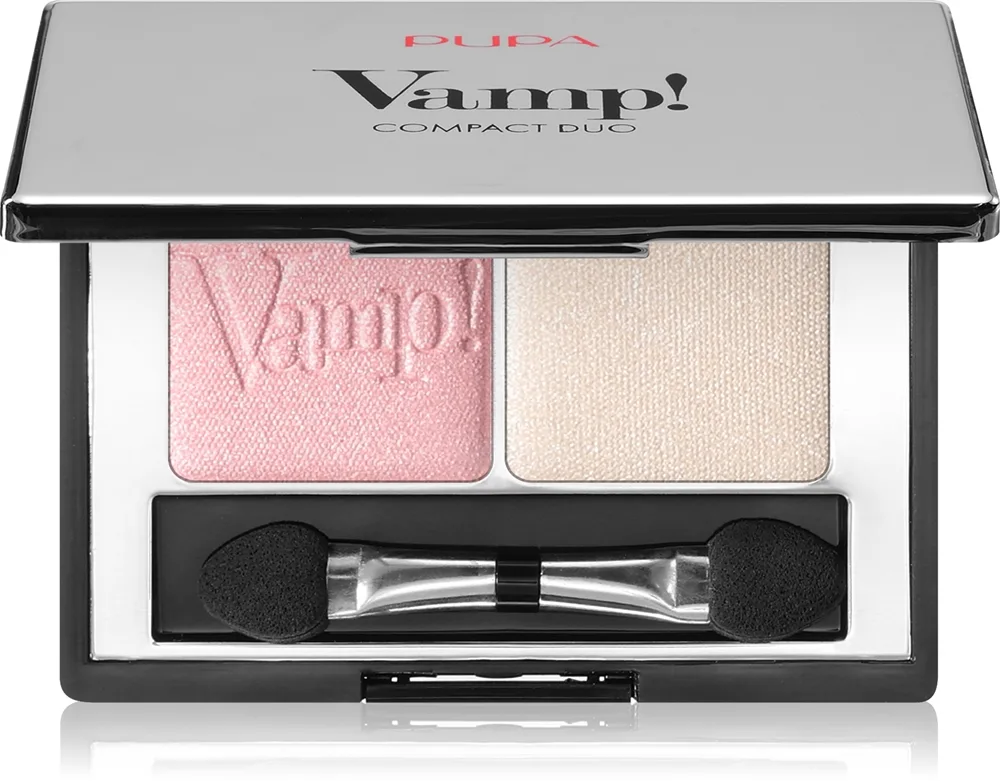 PUPA Milano Vamp! Compact Duo luomiväriduo sävy 001 - Rose Perlage 2.2 g