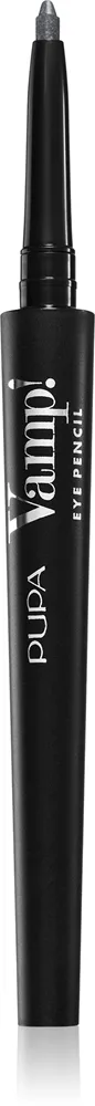 PUPA Milano Vamp! Eye Pencil vedenkestävä silmänrajauskynä 2in1 sävy 101 Rockstar Grey 0.35 g