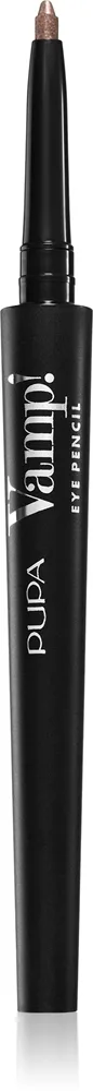 PUPA Milano Vamp! Eye Pencil vedenkestävä silmänrajauskynä 2in1 sävy 204 Sunny Taupe 0.35 g