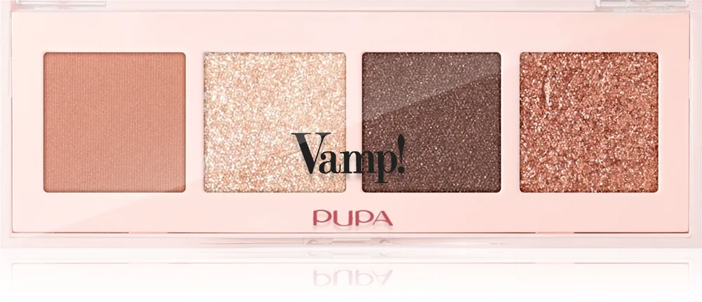 PUPA Milano Vamp! Eyeshadow Palette Palett för ögonskugga 002 Gold Bronze 5.2 g