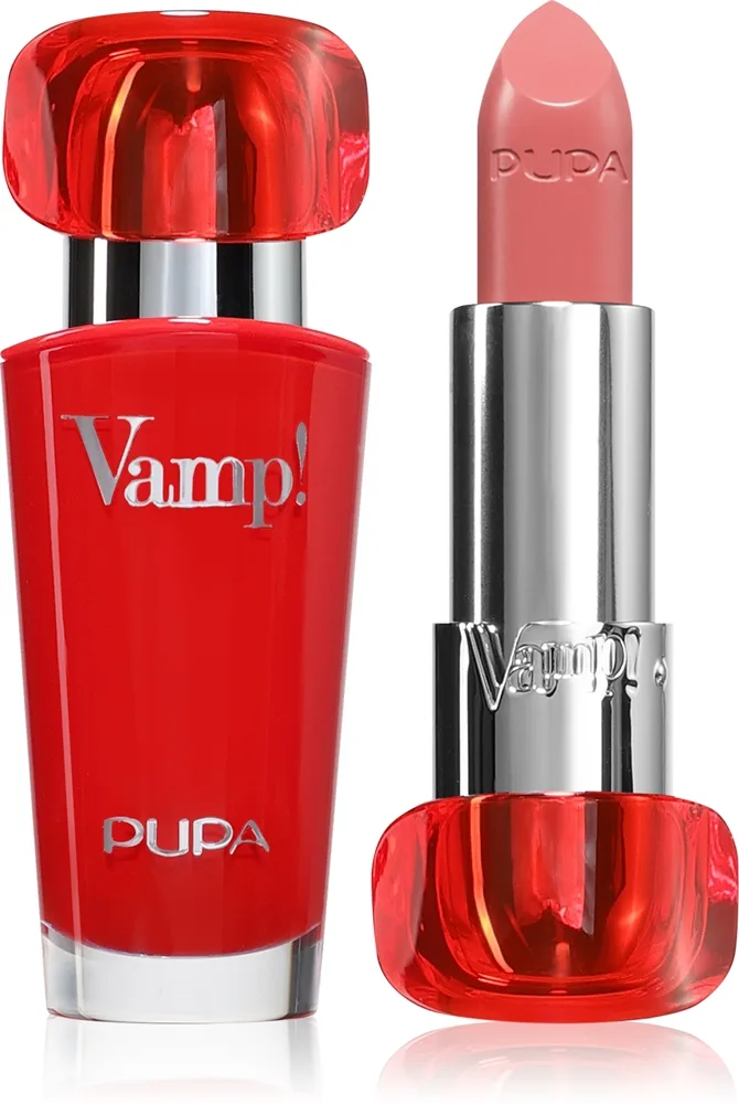 PUPA Milano Vamp! Luminous Lipstick täyteläisen vaikutelman antava huulipuna sävy 207 - 60´ Dream 3.5 g