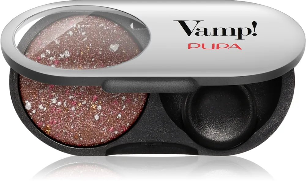 PUPA Milano Vamp! Radiant Baked Eyeshadow Långvarig skimrande ögonskugga Skugga 403 Fancy Brown - GEMS 1 g