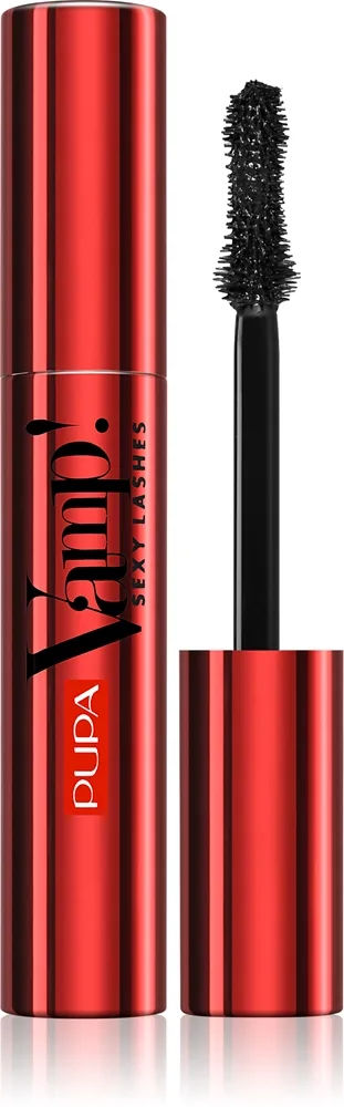 PUPA Milano Vamp! Sexy Lashes Volumengivende mascara til maksimal volumen og intensiv effekt Skygge 011 Black 12 ml