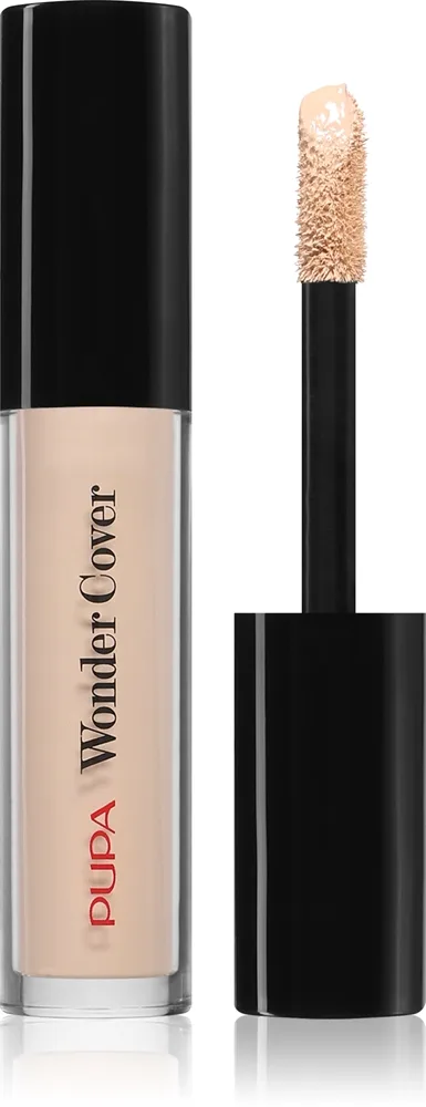 PUPA Milano Wonder Cover erittäin peittävä peitevoide täydelliseen ulkonäköön sävy 001 Porcelain 4.2 ml